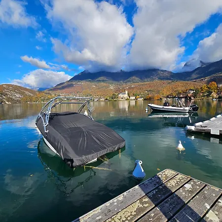 Apartamento L'ecrin De La Baie, Duplex Les Pieds Dans L'eau Avec Parking&plage Privée
